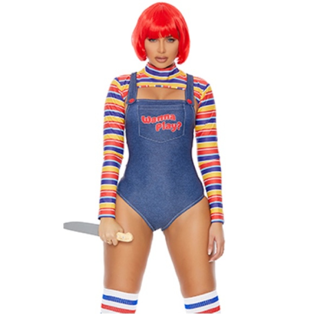 “Wanna Play?” Sexy Chucky Costume 😈
